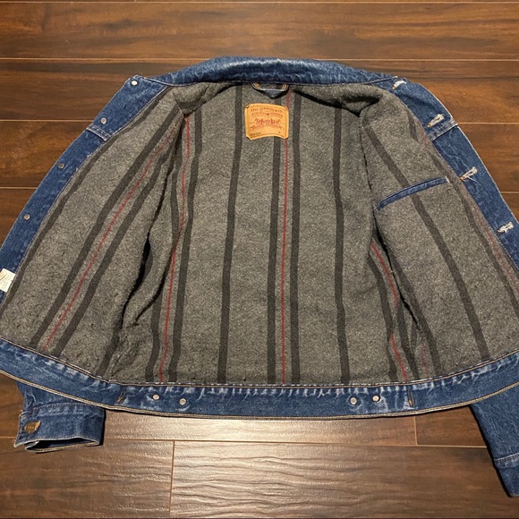 Levi's Other - Levi’s Vintage Blanket Lined Jean Jacket Size 38